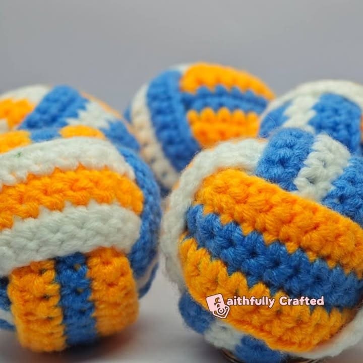 The ultimate match for your team or volleyball bestie! — handmade crochet keychains by Faith