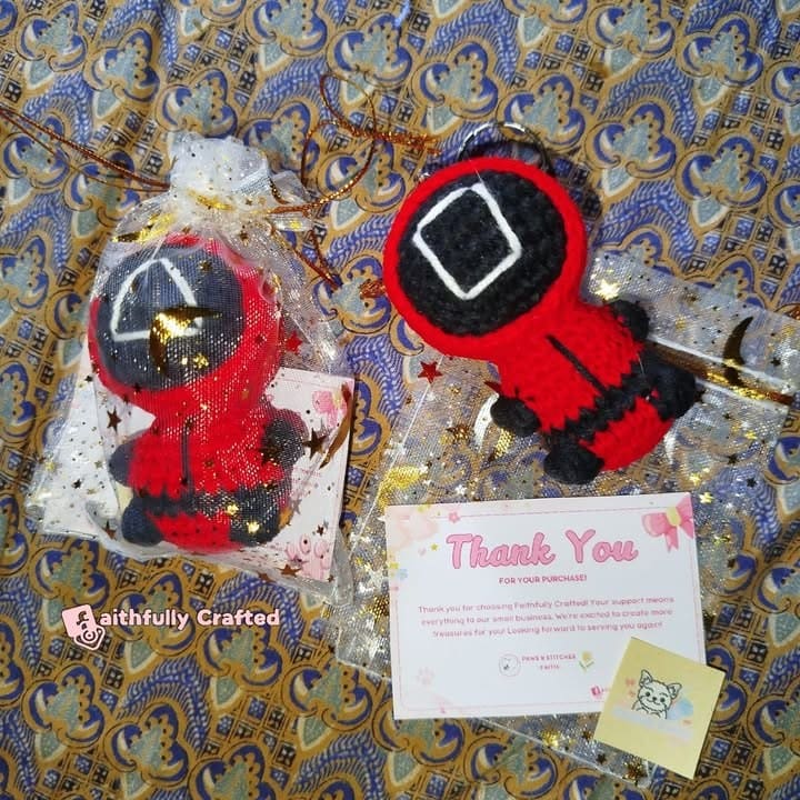 Thank you for ordering Ms — handmade crochet keychains by Faith