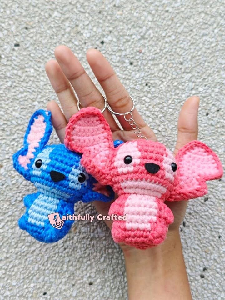 Buy your stitch and angel duo from our shop! — handmade crochet characters by Faith