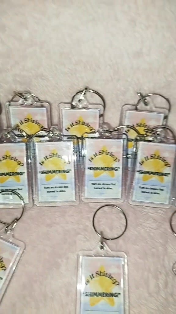 Shining? — handmade crochet keychains by Faith