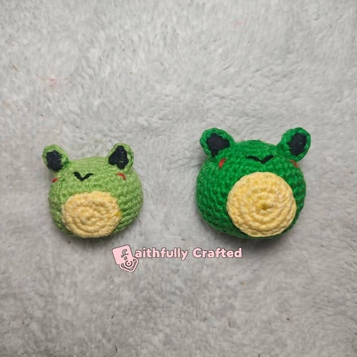 "Leap into charm with Faithfully Crafted! — handmade crochet keychains by Faith