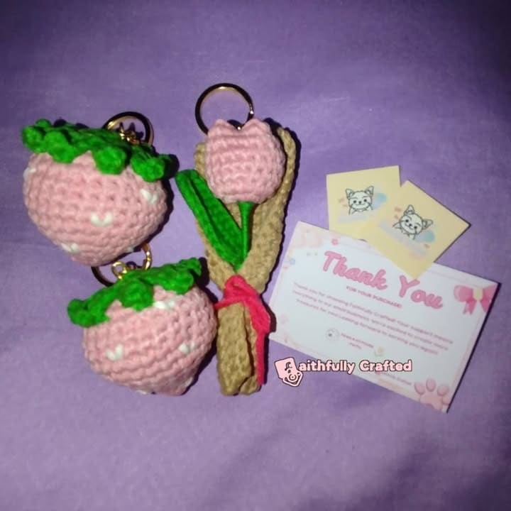 Calling all pink lovers! — handmade crochet other pieces by Faith