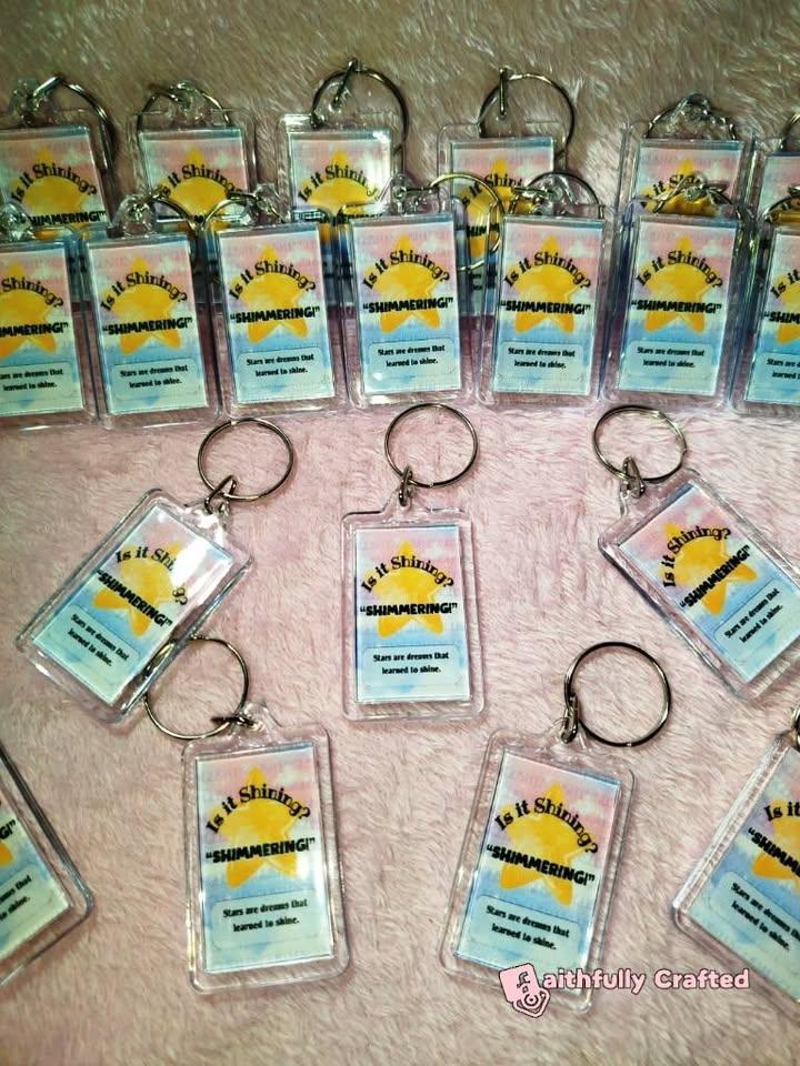 Add a touch of personality everywhere you go ✨
Custom acrylic keychains available at Faithfully Crafted!

Perfect for gifts, bag charms, or just a little everyday sparkle.

DM to order! 🛍️✨
#Faithful