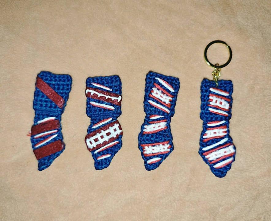 After many rounds of sampling and redesigning, we’re proud to finally introduce our newly improved cabin crew tie✈️👩‍✈️.

#FaithfullyCrafted #cabincrew #customkeychains #PAL #fypシ゚viralシfypシ゚