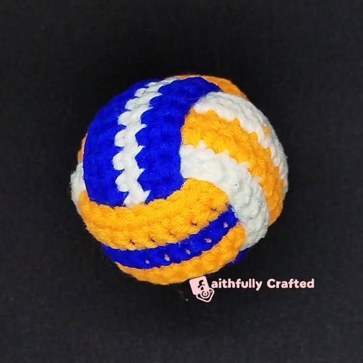 Set, spike, and carry it with you! — handmade crochet keychains by Faith