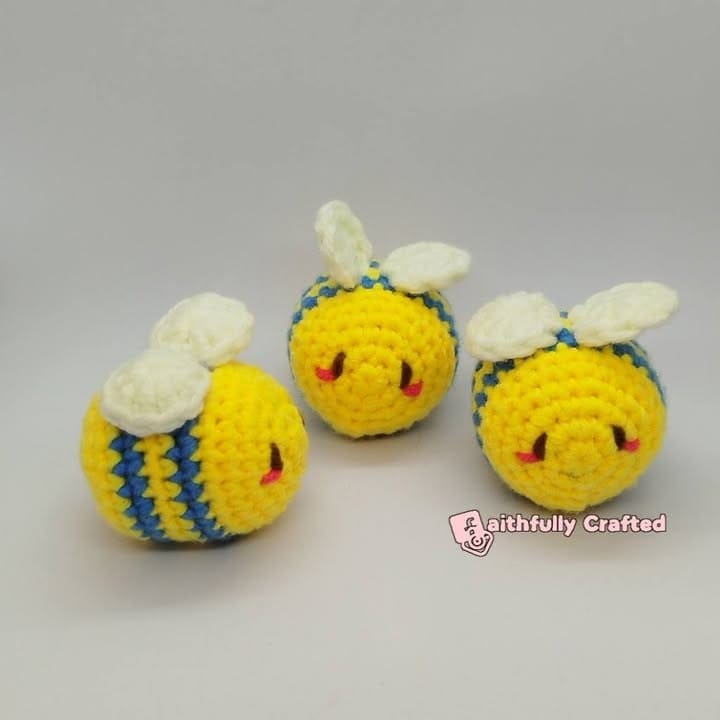 Buzzing with cuteness! — handmade crochet characters by Faith