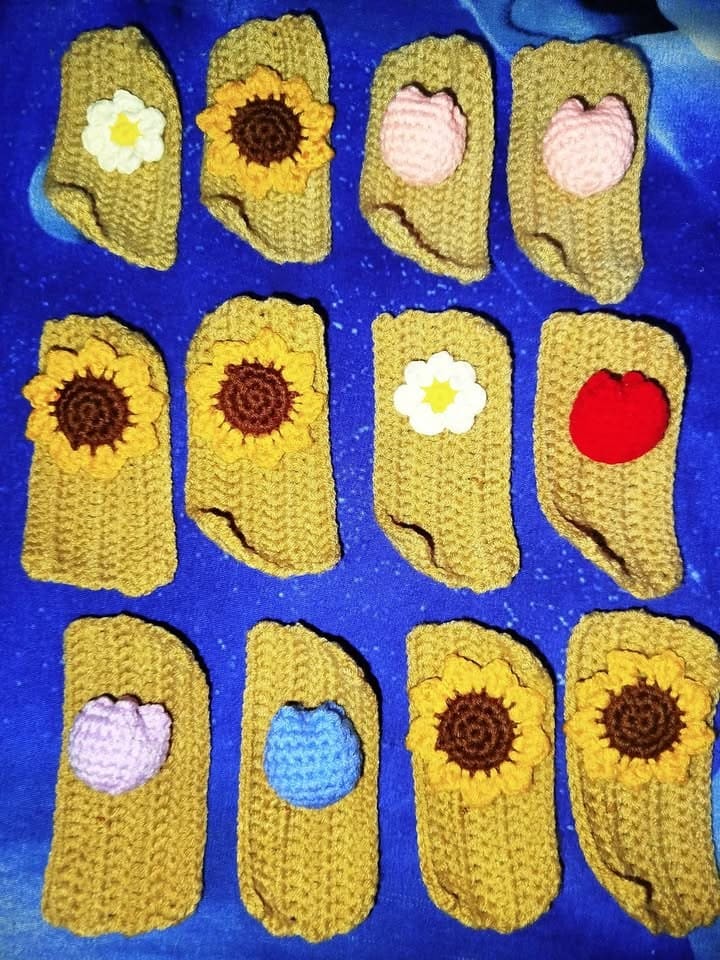 Batch 2 of our Valentine's Day Promo in progress — handmade crochet behind the scenes by Faith