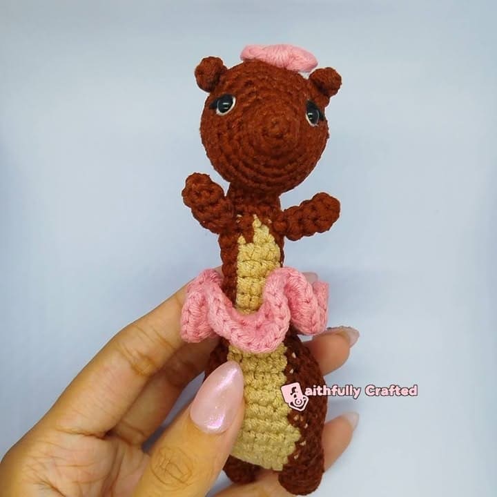 Introducing Stella the Stoat: The tiny dancer you didn't know your feed — handmade crochet characters by Faith