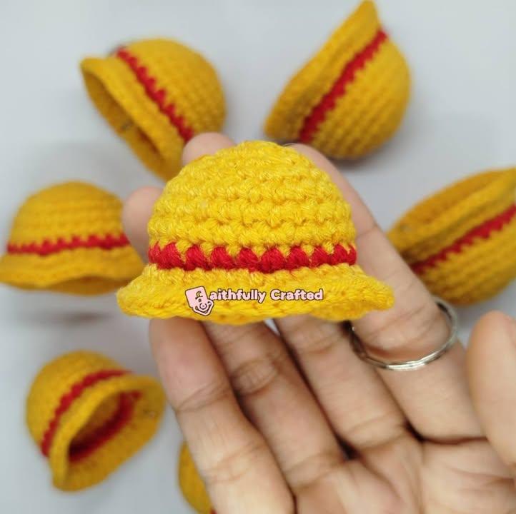 The King of the Pirates! 👒⛴️

​Set sail with the iconic straw hat! These handmade Luffy-inspired charms are the perfect accessory for every nakama chasing their dreams. 🌊✨
​
​#FaithfullyCrafted #fyp