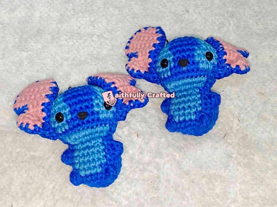 Warning: May cause extreme levels of cuteness and uncontrollable “Aloha!” moments 🌺💙 Get your Stitch keychains now and let the trouble begin!

#FaithfullyCrafted #fypシ゚viralシfypシ゚ #stitch #crochet #
