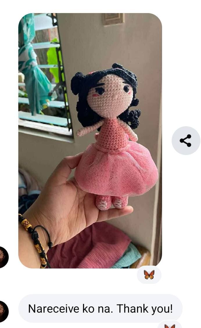 Thank you for trusting and ordering at Faithfully Crafted, Ms — handmade crochet gifts by Faith