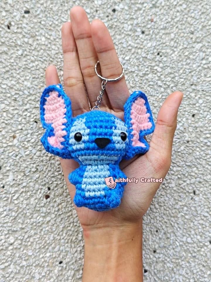 Ohana means family — handmade crochet characters by Faith