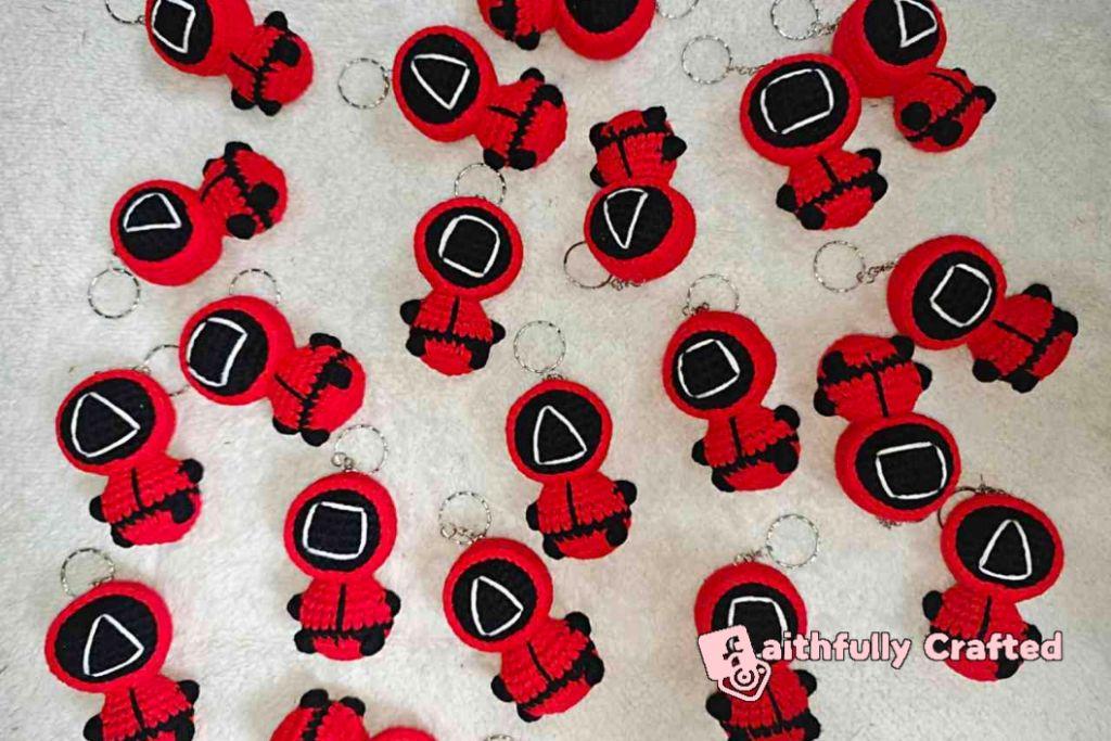 Fresh batch of Squid Game guards—don’t ask what game they’re for 😈🔺

#FaithfullyCrafted #fypシ゚viralシfypシ゚ #squidgame