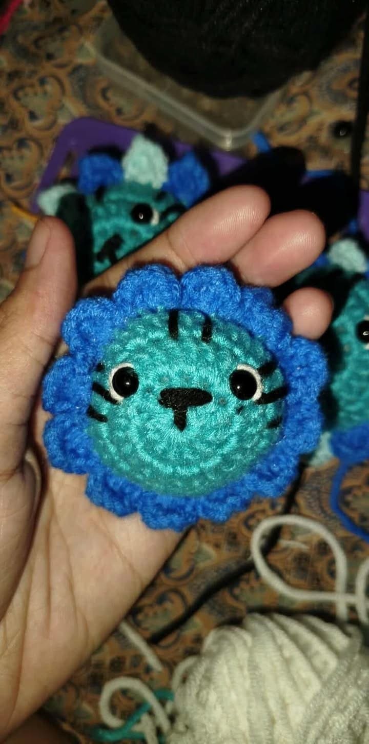 Making orders: Little cross-eyed kitty — handmade crochet other pieces by Faith