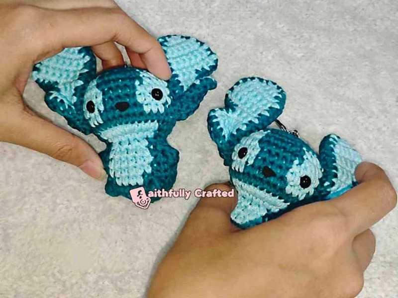 Proof that even behind the scenes, Stitch happens Thank you for — handmade crochet behind the scenes by Faith
