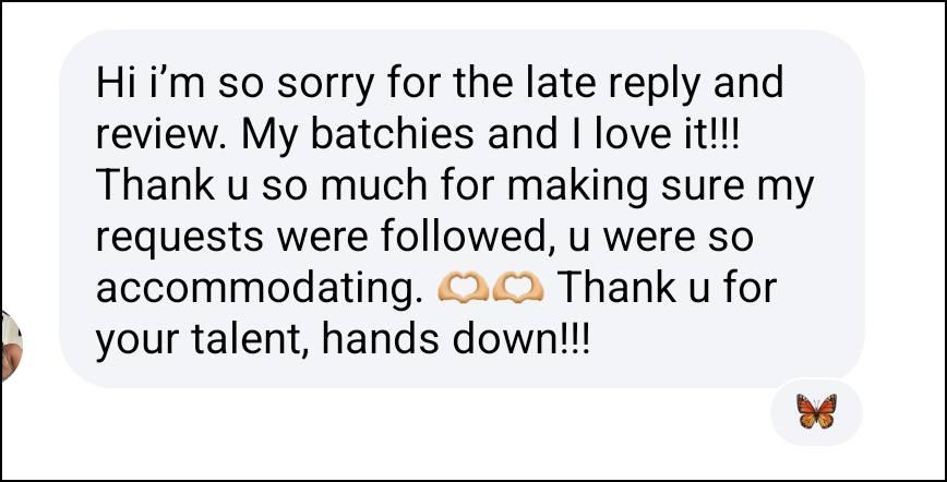 Thank you so much! 

🛒 Order yours now~
📩 For inquiries, message us!

#FaithfullyCrafted #cabincrew #PAL #trendingpost