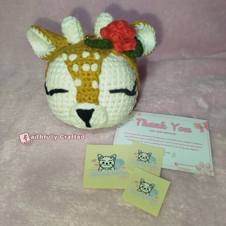 Thank you, Ms — handmade crochet keychains by Faith