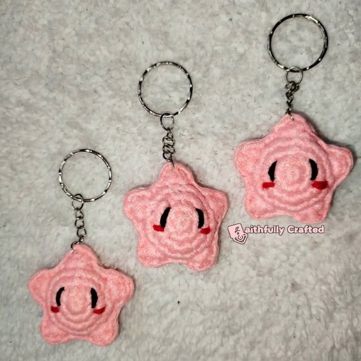 Who needs the sky when you’ve got pink stars? — handmade crochet stars by Faith
