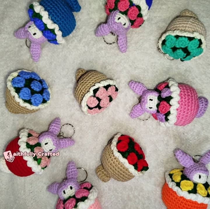 Who says flowers have to be traditional? — handmade crochet flowers by Faith