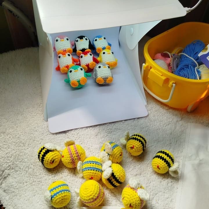 It’s a total zoo over here! — handmade crochet characters by Faith