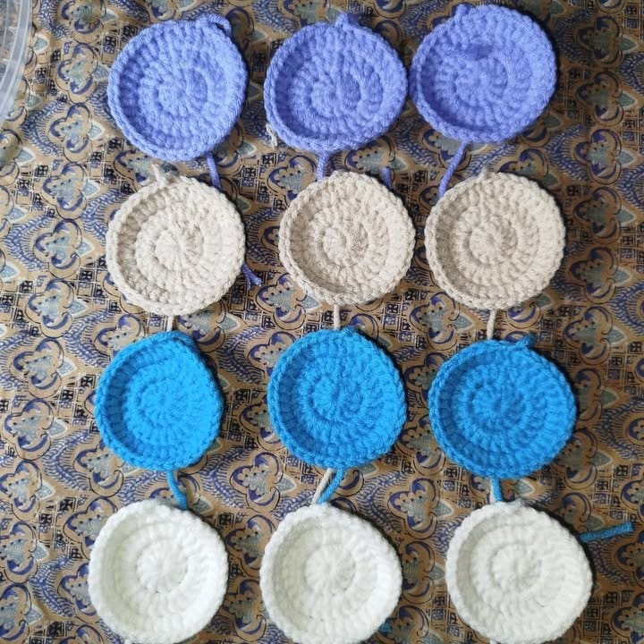 The process of making ANIBLOSSOMS — handmade crochet other pieces by Faith