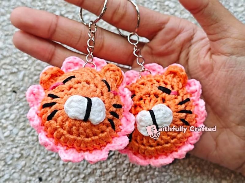 ANIBLOSSOMS: Tiger — handmade crochet characters by Faith