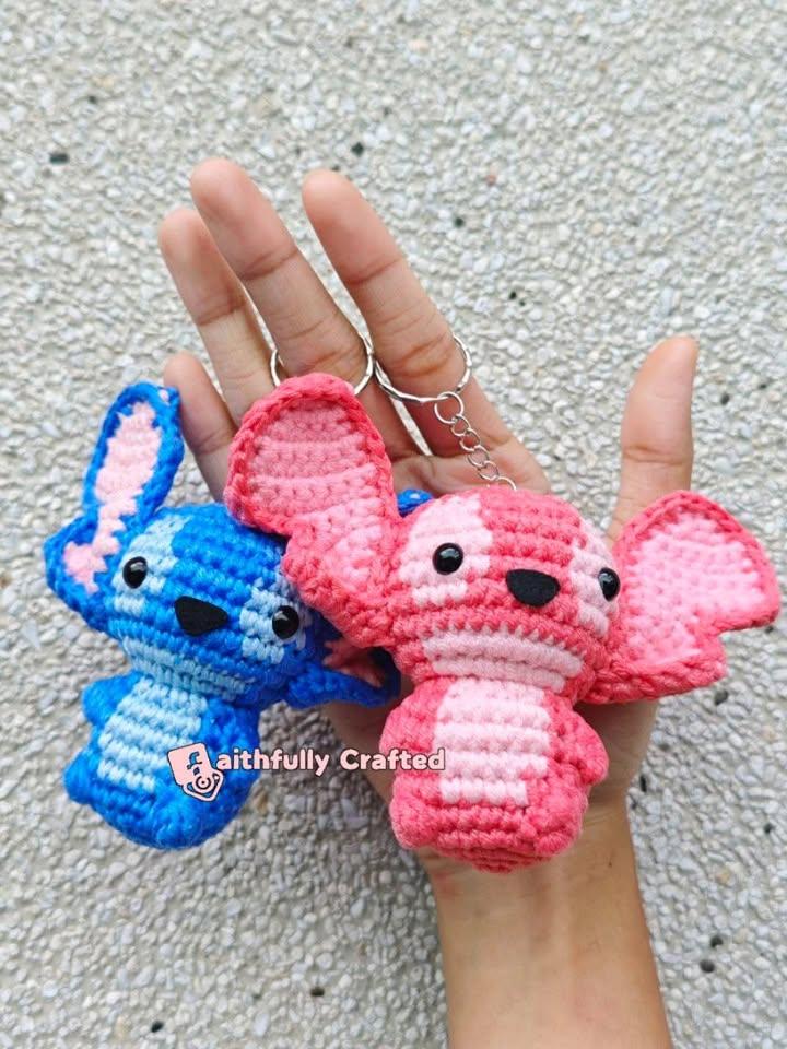 Buy your stitch and angel duo from our shop!
🛒 Order yours now~
📩 For inquiries, message us!

#FaithfullyCrafted #liloandstitch #crochet
