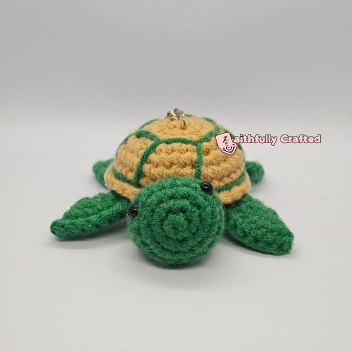 Slow down and enjoy the day! — handmade crochet keychains by Faith